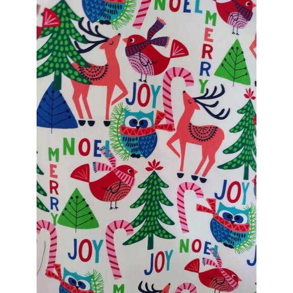 Festive Christmas Themed Scrub Top, V Neck, Short Sleeve, L, NWT - Picture 4 of 6